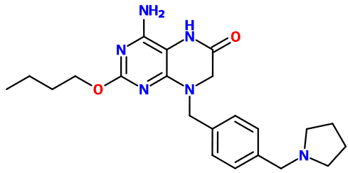 (图片) MC003747 NH2-BuO-(pyrrolidinyl-Me)Bn-7,8-dihydro-pteridinone